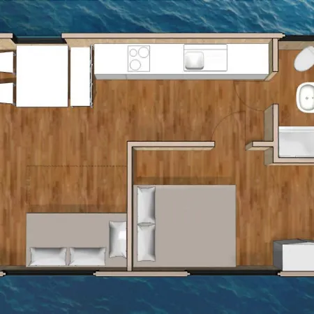 Hausboot Mare 船屋 海利根港